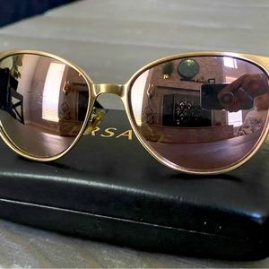 Versace metal frame sunglasses